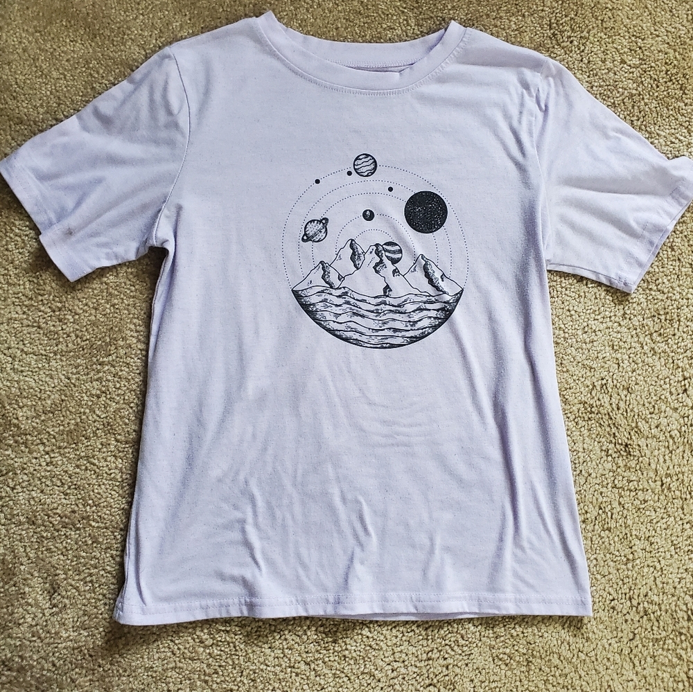 Purple Graphic Tee